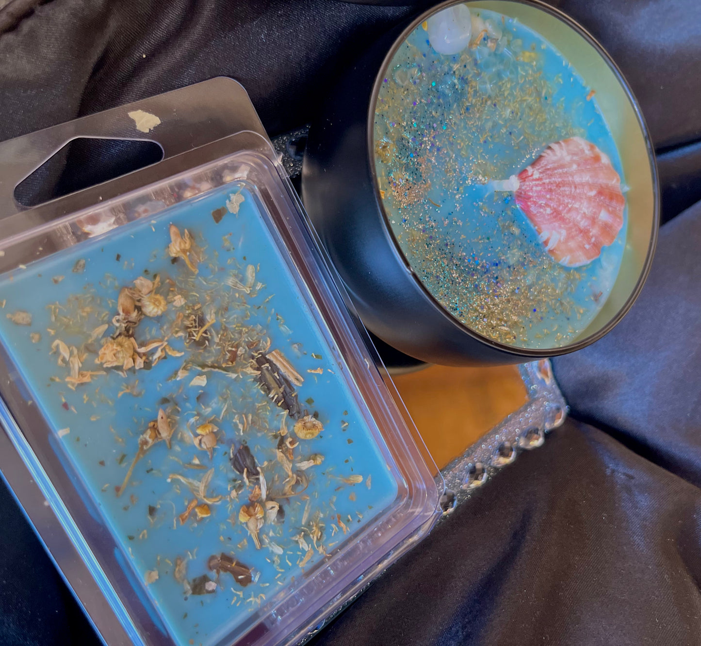 SERENITY INTENTION CANDLE + MELTđŻ