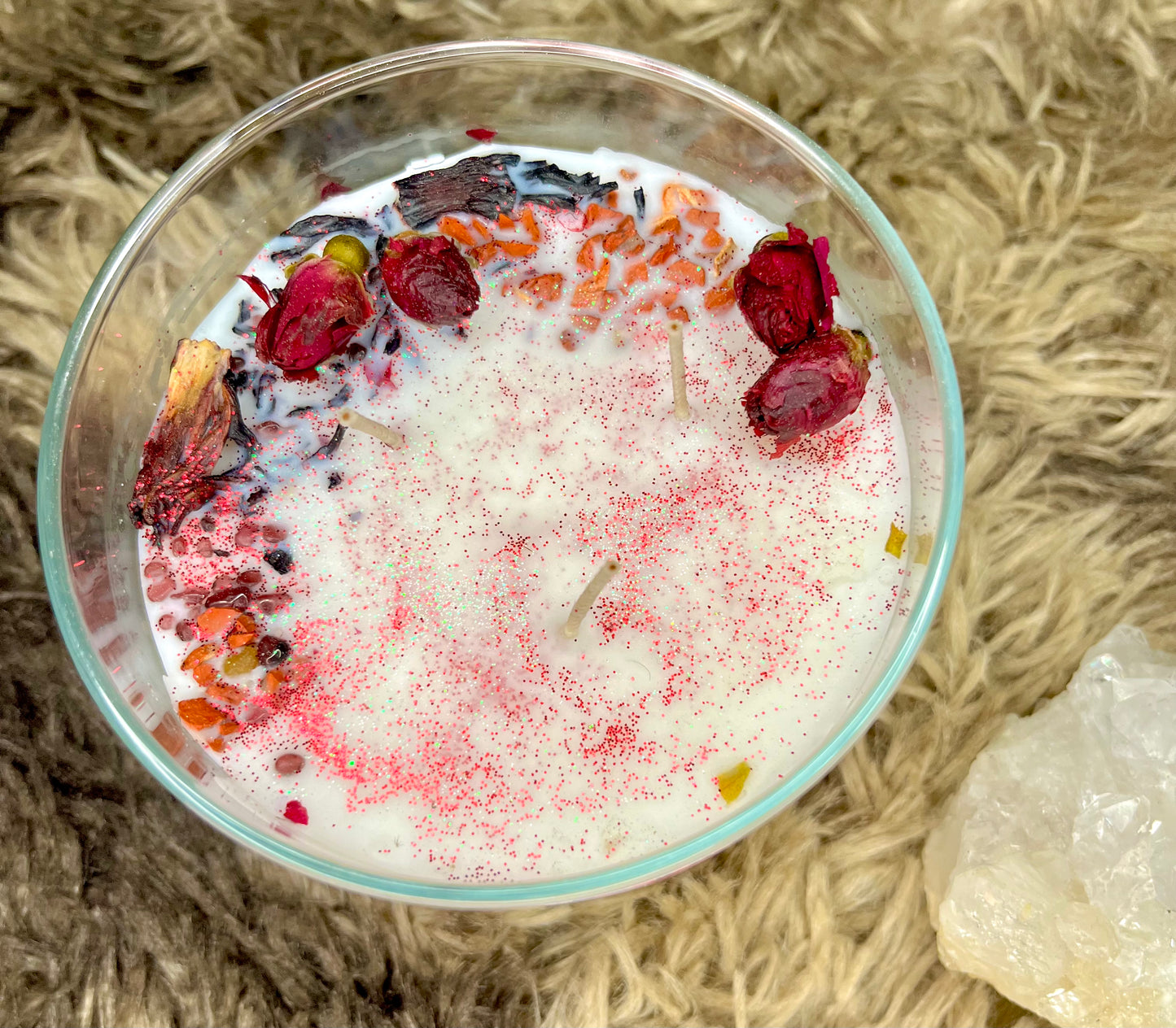 ROOT CHAKRA HEALING CANDLE đ´