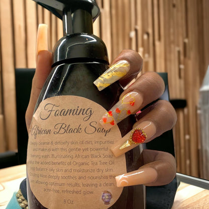 FOAMING AFRICAN BLACK SOAP