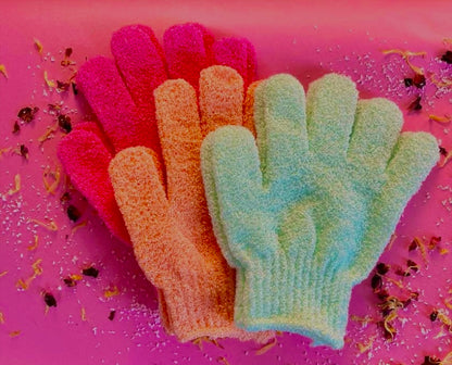 EXFOLIATING SPA GLOVES